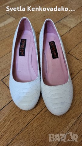 Дамски обувки естѐствѐна кожа̀, снимка 1 - Дамски обувки на ток - 41320112