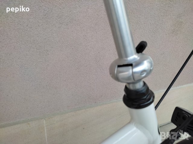 Продавам колела внос от Германия алуминиев двойносгъваем велосипед DINA BIKE 20 цола 6 скорости, снимка 14 - Велосипеди - 35814423