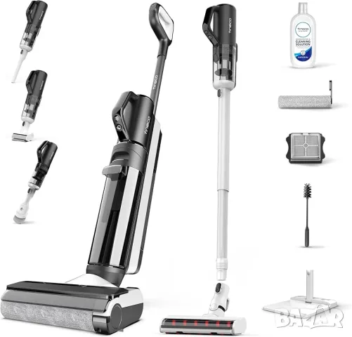 Tineco Floor One S5 Combo Power Kit, интелигентна прахосмукачка за мокро и сухо почистване , снимка 12 - Прахосмукачки - 55963050