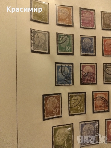 Теодор Хойс 1954 г., снимка 15 - Филателия - 52251249