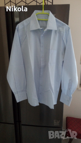 Мъжки ризи 6бр с дълъг и къс ръкав  размер М, снимка 15 - Ризи - 36236532