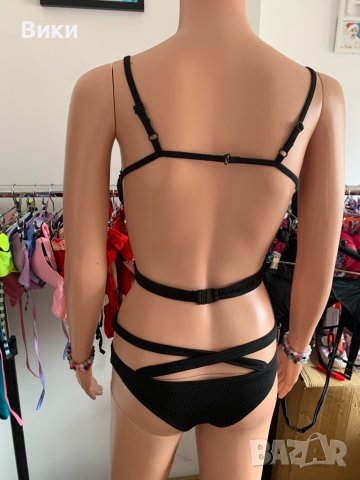 Черен бански в размер S и М, снимка 10 - Бански костюми - 40391314