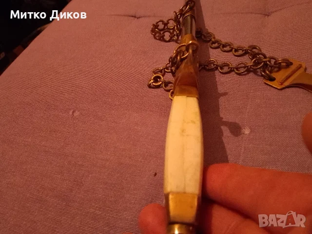 Общовойскови армейски кортик от соца отличен 34см и острие 25см ни, снимка 5 - Ножове - 56222069
