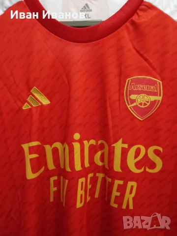 Чисто нова оригинална фланелка на Арсенал - Джака, снимка 9 - Футбол - 51650992