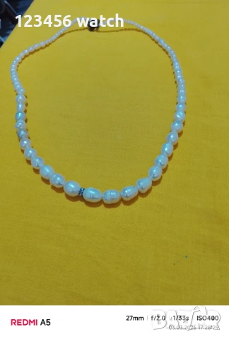 Старо колие от естествени перли