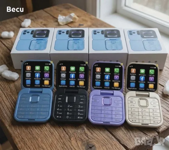 Сгъваем телефон i16 Pro - Dual SIM 2G 32MB+32MB Flip
