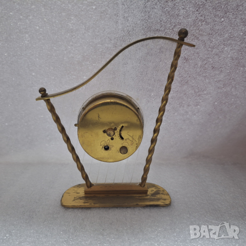 Рядък! Настолен механичен Часовник "BLESSING", WEST GERMANY, снимка 4 - Антикварни и старинни предмети - 44709007