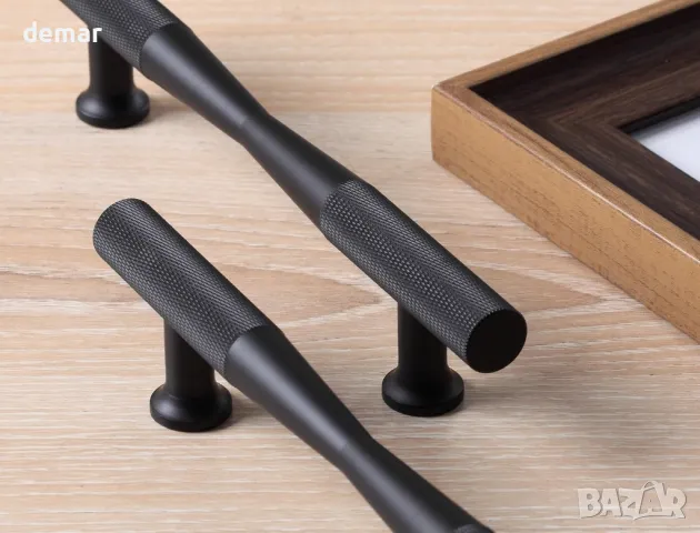 Черни дръжки за шкаф CILEYTION - 10 броя, 160 мм разстояние между отворите (212 мм дължина), снимка 6 - Други стоки за дома - 47291584