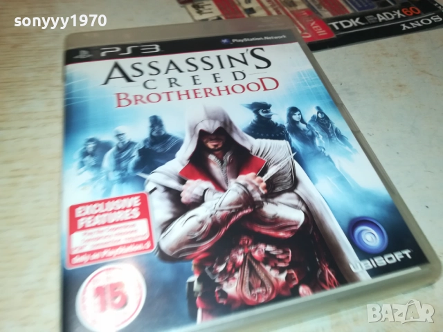 SONY PS3 GAME ASSASSINS CREED BROTHERHOOD 3110251919, снимка 4 - Игри за PlayStation - 52249682