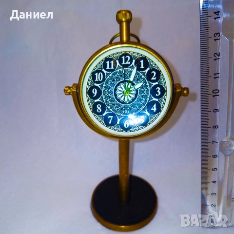 Бронзов часовник с ретро дизайн, снимка 4 - Други - 52028926