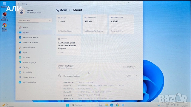 HP, снимка 3 - Лаптопи за работа - 53586705