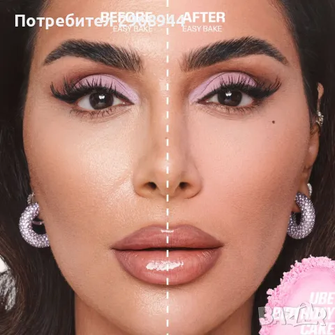 Huda Beauty, Easy Bake Loose Baking & Setting Powder Ube Birthday Cake, 20гр, снимка 7 - Декоративна козметика - 48641562