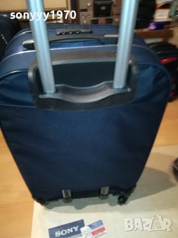 КУФАР-ТЕКСТИЛ С КОЛЕЛЦА И КОД 1008230927, снимка 17 - Куфари - 41811176