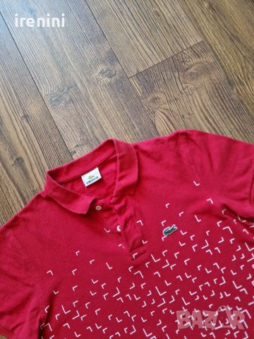 Страхотна мъжка тениска LACOSTE, размер 5 / S, снимка 3 - Тениски - 41858822