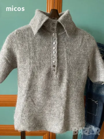 H&M от лимитираната колекция,блуза с прекрасна яка, снимка 2 - Блузи с дълъг ръкав и пуловери - 47950160