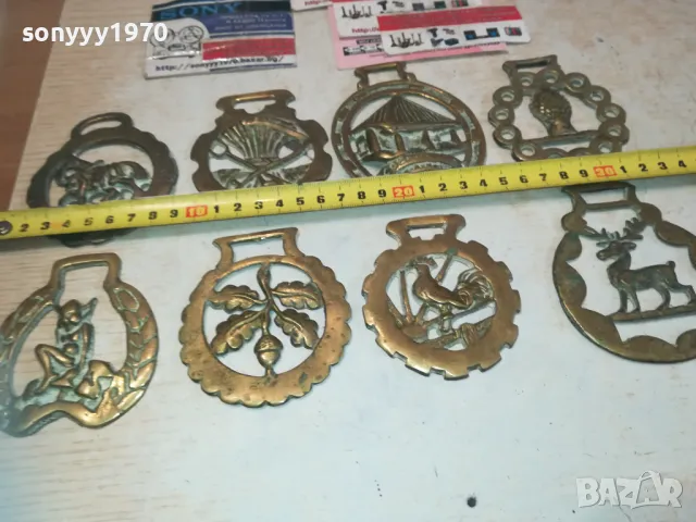 МЕД МЕСИНГОВИ ФИГУРИ ЕЛЕМЕНТИ 25ЛВ ЗА БРОЙ 0511240936, снимка 2 - Антикварни и старинни предмети - 47845420