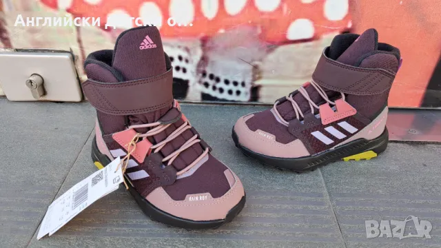 Английски детски оригинални кецове/боти Adidas, снимка 5 - Детски боти и ботуши - 48530722