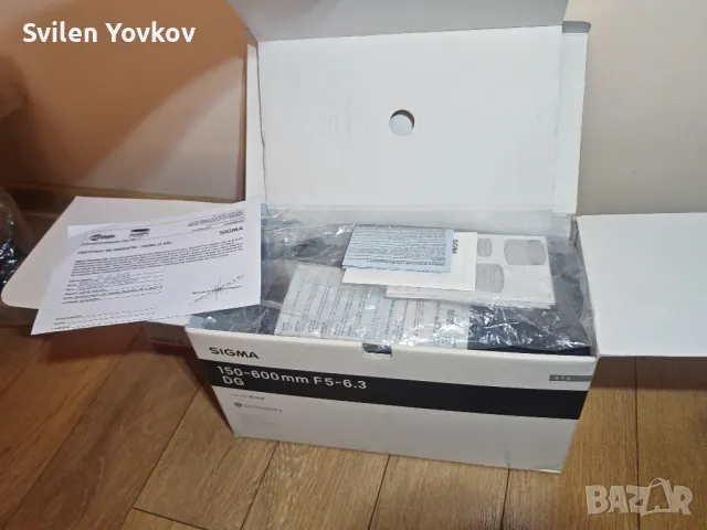 продавам обектив Sigma 150-600mm f/5-6.3 DG OS HSM C - Canon EF

, снимка 6 - Обективи и филтри - 49700468