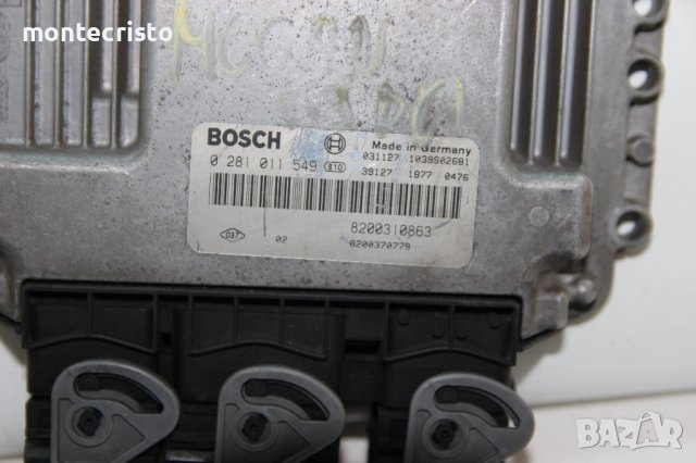 Моторен компютър ECU Renault Megane II (2002-2008г.) 0281011549 / 0 281 011 549 / 8200310863, снимка 2 - Части - 40315266