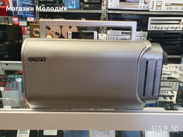 Радио SONY ICF-704S Silver 1 В отлично техническо и визуално състояние., снимка 6 - Радиокасетофони, транзистори - 22016595