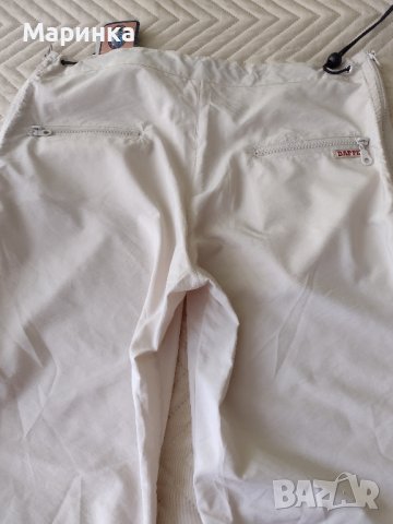 Много лек летен спортен и елегантен панталон цвят Екрю., снимка 2 - Панталони - 41520643