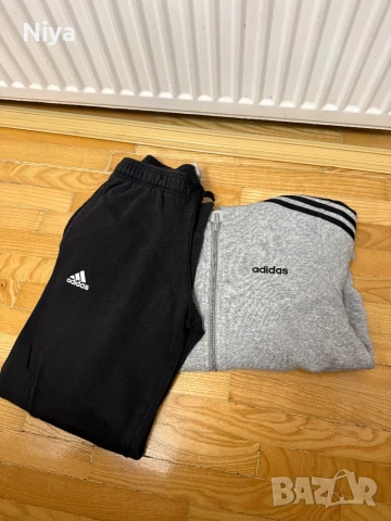 Adidas комплект: суичър с цип + анцуг, снимка 1