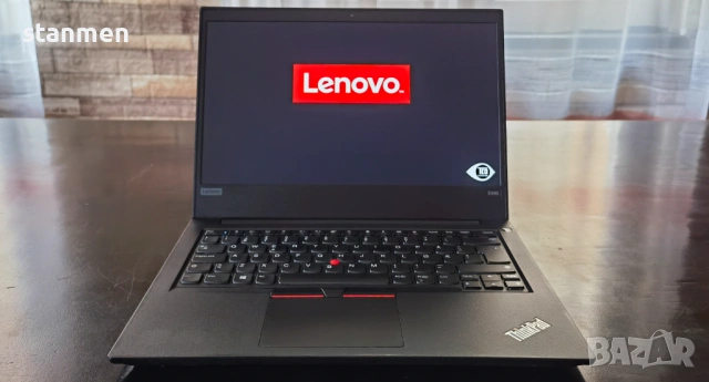 Продавам Гаранционнен Lenovo ThinkPad Е495/IPSматFHDсKам/4x2.6ghzThr/ssd256gb/8gb/Vega8/7чБат, снимка 4 - Лаптопи за работа - 53634208