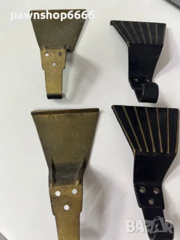 Четири броя винтидж месингови закачалки, снимка 5 - Закачалки - 47608144