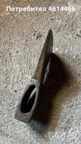 Стар немски топор брадва секира, снимка 3 - Антикварни и старинни предмети - 53736212