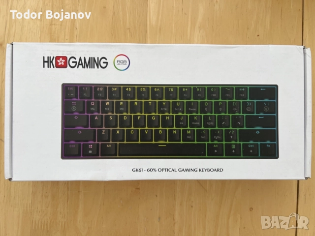 HK GAMING GK61 – RGB механична геймърска клавиатура