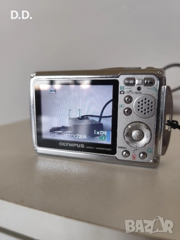 Дигитален фотоапарат Olympus M720SW с карта и зарядно