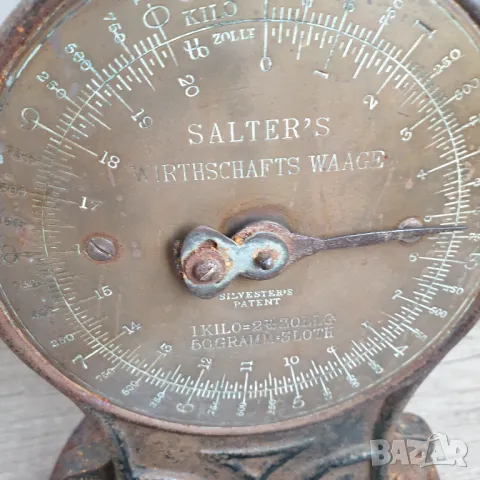 Ретро везна Salters, снимка 3 - Антикварни и старинни предмети - 49776021
