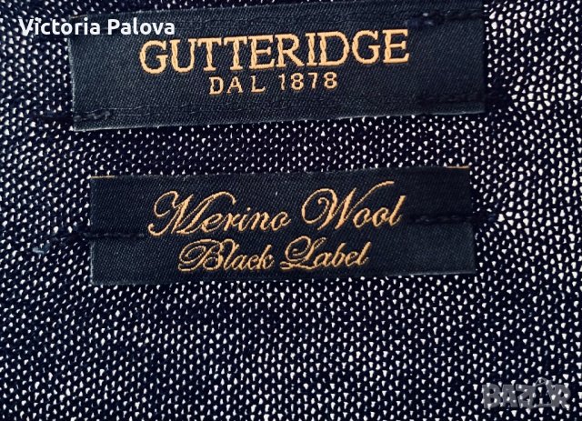 Пуловер от тънък меринос GUTTERIDGE Италия, снимка 7 - Пуловери - 42620482
