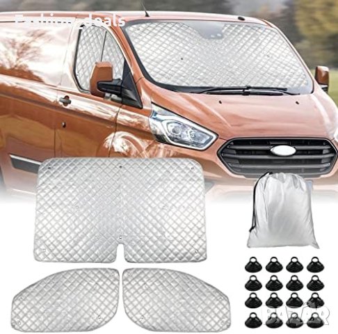 Нови 3 броя водоустойчива вътрешна термична щора за кола/98% затъмнение 