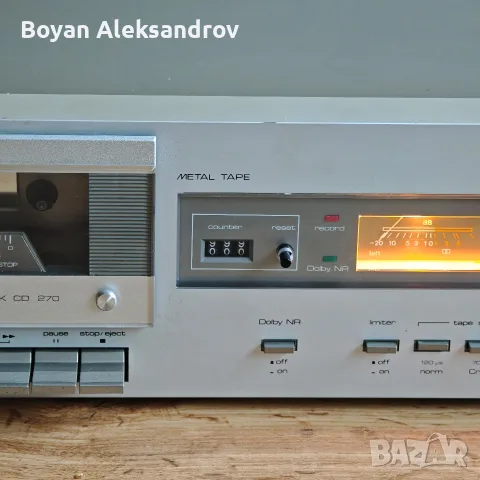 Касетен дек SABA CD 270 – Vintage / Напълно работещ, снимка 3 - Декове - 55742688