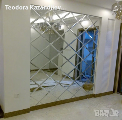 Огледални стикери за стена 32 броя – Лесен начин да преобразиш дома си с модерна елегантност, снимка 2 - Декорация за дома - 52874386