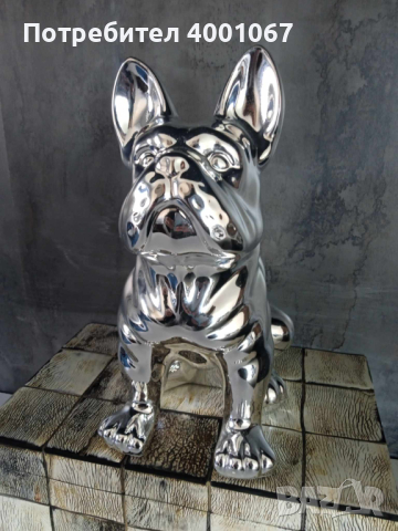 керамична статуя на куче,  30 см, от Холандия, снимка 4 - Статуетки - 44920437