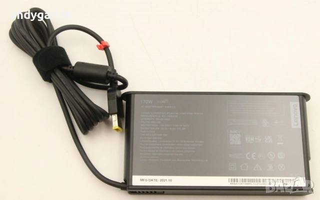  170W 20V 8.5A зарядно Lenovo Legion 5 7 IdeaPad Gaming Thinkpad P50/51/52/53/15/70/71/72/17/W540-41, снимка 2 - Захранвания и кутии - 38411911