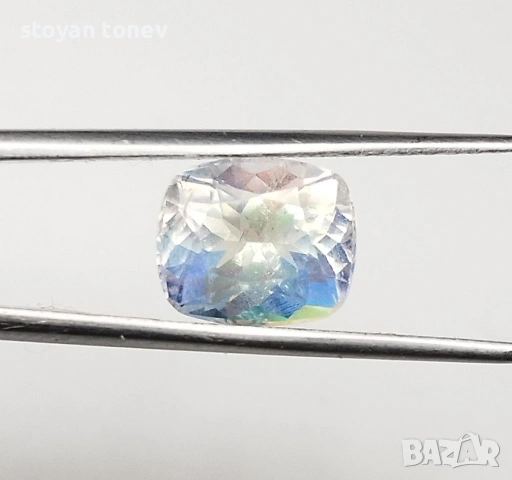 Рядък 1.60кт Rainbow Moonstone – ТОП качество от Мадагаскар! Нов!