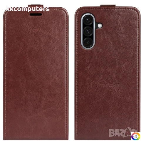 Samsung Galaxy A36 5G / A56 5G Flip3 Кожен Калъф и Скрийн Протектор, снимка 4 - Калъфи, кейсове - 50789854