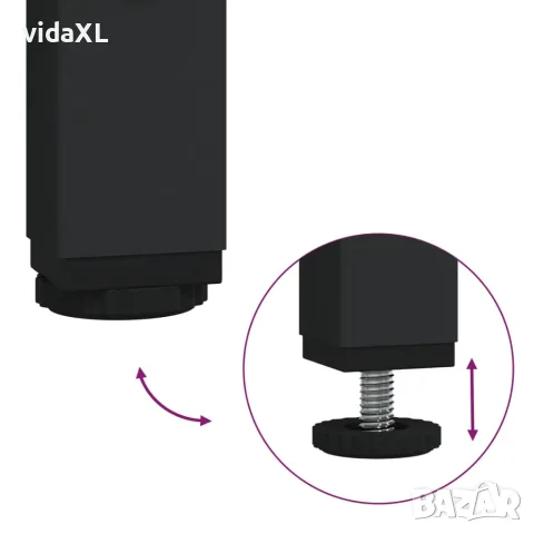 vidaXL Сайдборд, сив сонома, 70x30x80 см, инженерно дърво, снимка 10 - Бюфети - 56148071