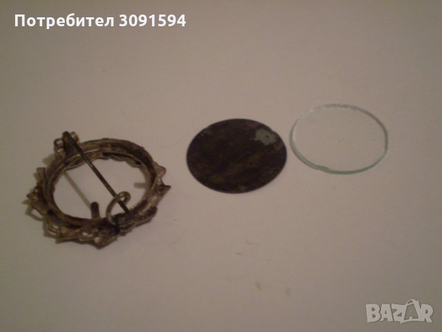 Винтидж дамска брошка тип пандетив може да се сложи снимка, снимка 4 - Антикварни и старинни предмети - 35862002