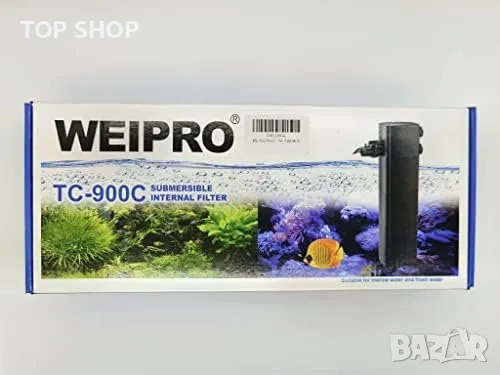 Нов Вътрешен филтър за аквариум с 3-степенна филтрация/10W, снимка 6 - Аквариуми - 49426134