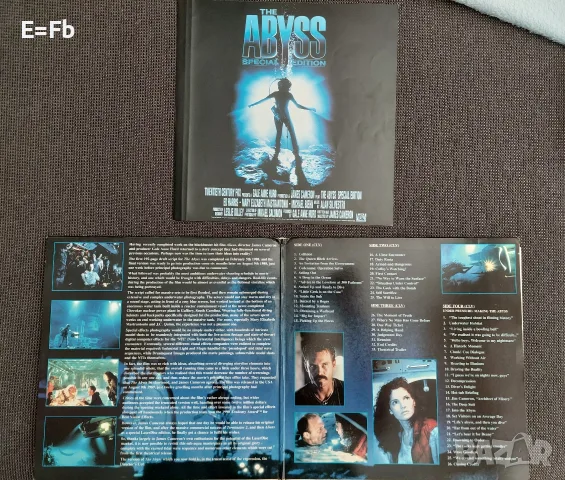 Продавам филма Бездната / The Abyss на Laserdisc, снимка 4 - Други жанрове - 55741338