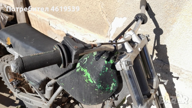 Kawasaki Kx Кавазаки Кх оборудвана рама кросов мотор без двигател , снимка 14 - Мотоциклети и мототехника - 53670750