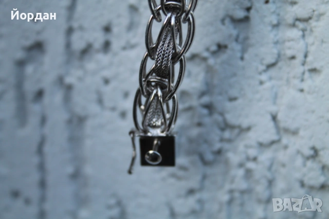 Сребърна гривна , снимка 14 - Гривни - 53636900