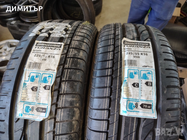 2бр.НОВИ летни гуми BRIDGESTONE 225 55 16 цена за брой, снимка 2 - Гуми и джанти - 52433507