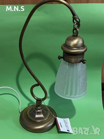 Ретро Нощна Лампа + стенна Лампа , снимка 2 - Настолни лампи - 52848404