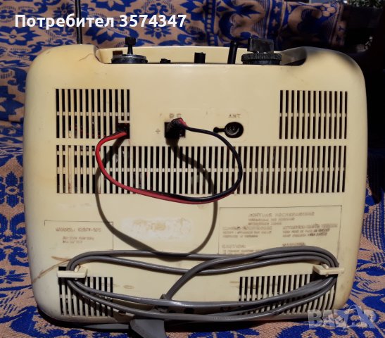 Стар мини телевизор 12" 12BT-W5, снимка 5 - Телевизори - 41865432