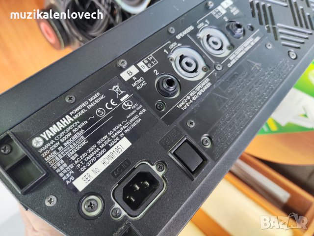 Yamaha EMX5014C 14-channel 1000W Powered Mixer - Аудио Миксер с вграден усилвател /МНОГО ДОБЪР/, снимка 9 - Ресийвъри, усилватели, смесителни пултове - 41262998